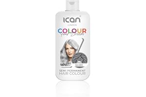 ican London Colour Your Dream Semi Permanent Hair Color 100ml (155-SILVER)