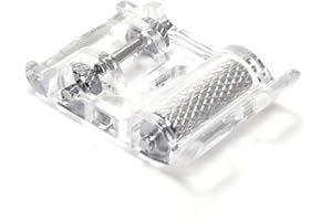 La Canilla ® - Piedino a rullo con ruote metalliche per macchine da cucire Alfa, Singer, Brother, Juki (Snap-On) Universal