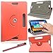 Price comparison product image Red 10.1" & 10" Inch Quality Universal PU Leather 360 Stand Folio Case Cover Fits All Android Tablets devices + Stylus (Universal 10.1" & 10" Inch, Red)