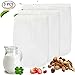 Produktbild Mroobest Nussmilchbeutel, 3 Pcs Premium Nussmilchbeutel from 100% Nylon for Vegan Nussmilch Almond Milk, Yoghurt Products, Cold Brew Coffee, Juice, Washing The Quinoa, ect. Reusable