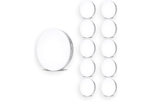 MIAOLIAN 10 Pack Motion Sensor Lights Indoor,Under Cabinet Kitchen Lights,Wireless Battery Operated LED auto Lamp,Rechargeable Magnetic Stick on Puck Wall Night Light,Stair,Cupboard,Wardrobe,Hallway