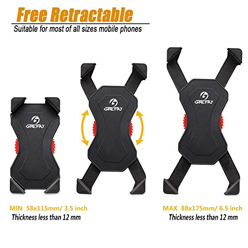 Anti-Shake Fahrradhalterung Motorrad Handy-Halter Universal Radsport VerhÃ¼tung Von AbstÃ¼rzen Fahrrad-Lenker Handyhalter Wiege Klammer Mit 360 Drehen FÃ¼r 3,5-6,5 Zoll Smartphone GPS Andere GerÃ¤te