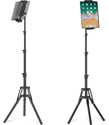Supporto Laterale Per Tablet In Alluminio Per Microfono, Rotazione 360°, Morsetto Regolabile Per IPad Pro 12.9, Air, Mini, Galaxy Tab