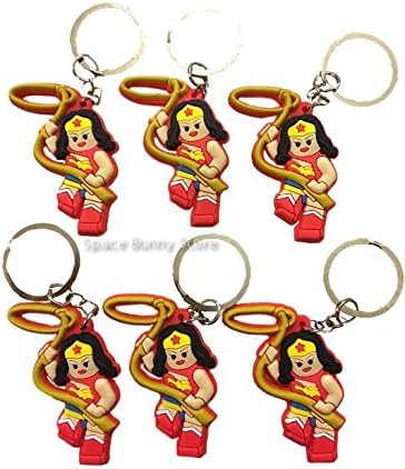 Lego Movie Wonder Woman 36 Piece Keychain / Party Bag / Favour / Keyring / Bag Charms