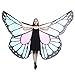 Produktbild SHOBDW Damen Weiche Gewebe Schmetterlingsflügel Schal feenhafte Nymphe Pixie Halloween Weihnachten Karneval Cosplay Kostüm Zusatz Frauen Karneval Parade Große Größe 260 * 150 cm Schal Umhang