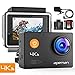 Produktbild APEMAN A79 Action Cam 4K WiFi 16MP wasserdichte 40M Unterwasserkamera mit Mikrofon und Fernbedienung