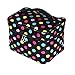 HOYOFO Large Volume Travel Wash Organizer Case Toiletry/Cosmetic/Make-up Bags Set of 3,Colored Dot
