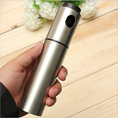 TRIXES Edelstahl Nebel-Sprühflasche für Öl u.v.m., 135ml - 3
