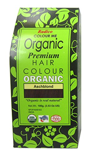 Radico Colour Me Organic Pflanzenhaarfarbe Aschblond (bio, vegan, Naturkosmetik) Aschblond