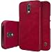 Produktbild MYLB Schlank Buch-Stil PU-Leder Flip-Fallabdeckung hülle tasche Schutzhülle case cover für Motorola Moto G4 Plus Smartphone (rot)