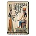 Price comparison product image ziHeadwear Bathroom Bath Rug Kitchen Floor Mat Carpet,Egyptian Decor,Old Egyptian Papyrus Depicting Queen Nefertari with Historical Empire Artwork,Multi,Flannel Microfiber Non-slip Soft Absorbent