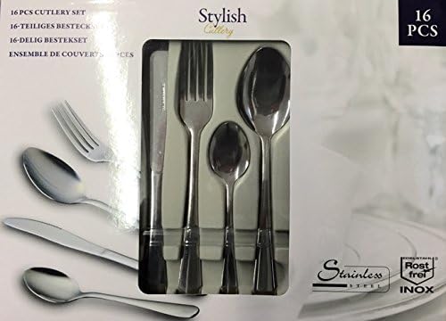 16 PIECES CUTLER SET STAINLESS STEEL
