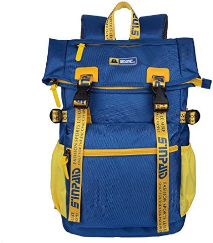 Sinpaid HB-06 Casual Style Backpack 15.6" Laptops Backpack Extra Light Nylon Waterproof Backpack (Blue)