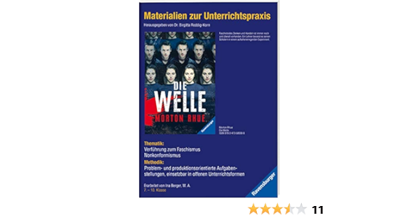 Materialien Zur Unterrichtspraxis Morton Rhue Die Welle Amazon De Reddig Korn Birgitta Bucher Materialien Zur Unterrichtspraxis Morton Rhue Die Welle Amazon De Reddig Korn Birgitta Bucher