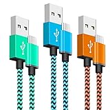 【Sincronización y carga】：La cable tipo c admite salida una corriente máxima de velocidad 2.4A y transfieren datos hasta 480Mb y resistencias de identificación estándar de 56kilohom,que es perfecto para guardar tu diario de tiempo de carga y uso más. Asimismo, es seguro para proteger su teléfono móvil.
