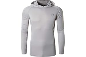 jeansian Hombre Deporte Proteccion Solar UPF 50+ UV Camiseta Men Sport T-Shirt LA245