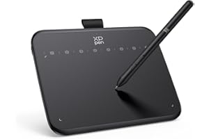 XP-PEN XPPen Deco 640 Tablette Graphique, Tablette Graphique sans Ècran, Stylet à Puce X3 Pro 16K Niveaux de Pression, Conçu pour OSU Signature, Compatible avec Windows 11/10/8/7 MacOS Android Linux Chrome