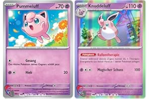 Cardicuno Pummeluff & Knuddeluff Set 083/084/193 Rare Holo Entwicklungen in Paldea Deutsch