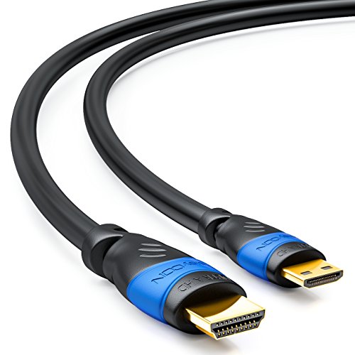 deleyCON 5m mini HDMI Kabel HDMI 2.0 / 1.4a kompatibel High Speed mit Ethernet (Neuster Standard) ARC 3D 4K Ultra HD (1080p/2160p) - 2