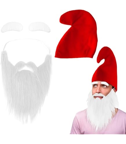 DIFLAX Cappelli Da Nani Con Barba E Sopracciglia Cappelli Da