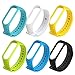 Produktbild 6 Pack Uhrenarmband für Xiaomi Mi Band 4,Colorful weiches Silikon Ersatzband Fitness Armband Sport Ersatzarmband Bänder für Xiaomi Mi Band 4,Damen Herren