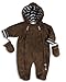 The Essential One - Fur Baby Snowsuit Pram suit EO4 Brown