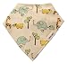 Premium Baby Bandana Bibs, 100% Organic Cotton, Set of 5 Unique Designs (Boys Set)