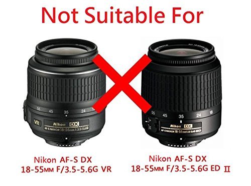 BlueBeach   HB-69 Remplacement Paresoleil pour Objectif Nikon Nikkor AF-S DX 18-55 mm VR II Lens  Non compatible avec les autres mod  les d objectif 