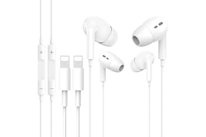 WETSKY 2 Pack Kopfhörer für iPhone [MFI Zertifiziert] In Ear Kopfhörer mit Mikrofon und Lautstärkeregler, iPhone Ohrhörer mit Kabel kompatibel mit 14 Plus Pro Max/13/13 Pro Max/12/11/SE/XR/X/XS M-ax/8/7
