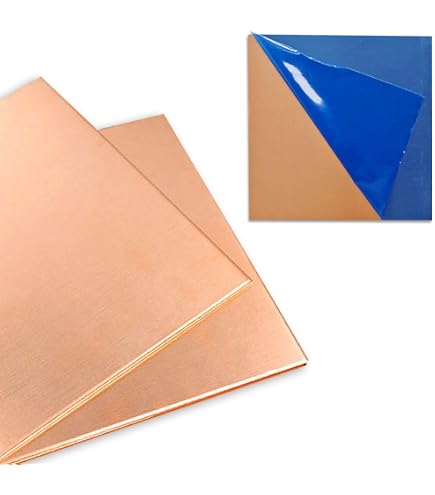 B&T Metall Kupferblech 1,0 Mm – DIN EN 1172, Halbhart, 300x450 Mm, Auf Wunsch Passgenau Zugeschnitten