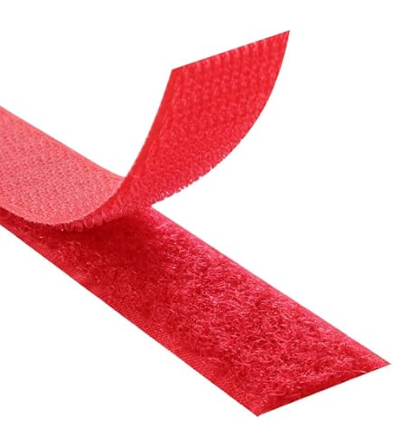 2 Paia Striscia a Strappo Nastro Gancio e Anello Da Cucire Non Adesivo