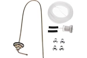 Inscrip Fuel Tank Standpipe Kit, 9Pcs Fuel Tank Standpipe Kit, 58cm Diesel Heater Fuel Line Kit with 4M Pipe Tube, Fuel Tank Standpipe Kit for Webasto/for Eberspacher, for All Fuel Heaters Up to 4KW