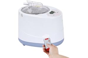 FUTCHOY Sauna Dampferzeuger, Mini Dampfsauna mit Timer Heimsauna Wärmekabine Saunakabine Mobile Saunen 3L 1KW