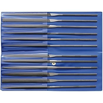 10 Pcs Mini Limes à Aiguille Diamantée 3 x 140 mm Lime à Aiguille