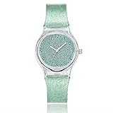 Lazzgirl Vansvar Damen Casual Quarz-Kunststoffband Newv Strap Watch Analoge Armbanduhr(Bunt)