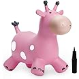 Animal Hopper for Kids, Toddler Ride-on Giraffe, Bouncy Horse Hopper, Jumping Horse, Hopping Toys Gift for Boys Girls,Inflatable Hopper Bouncy