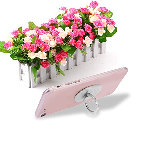 Demiawaking Soporte de Anillo del Tel fono Sostenedor del Soporte del Tel fono del Anillo del Dedo de 360 Grados para el Tel fono Elegante Plata reviews Demiawaking Soporte de Anillo del Tel fono Sostenedor del Soporte del Tel fono del Anillo del Dedo de 360 Grados para el Tel fono Elegante Plata