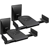 Lautsprecher Wandhalterung Universal Regal Boxen Wandhalter Regalboxen 2 er Paar 25 kg belastbar werkzeuglos schwenken neigen