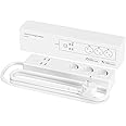 Meross Ciabatta Intelligente WiFi Multioresa Con Protezione Da Sovratensione Con 3 prese e 4 Porte Usb Compatibile Con Alexa,