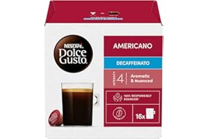 NESCAFÉ DOLCE GUSTO Americano Decaf Coffee Pods (Total 48 Servings)