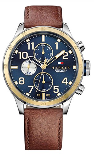 Tommy Hilfiger Herren-Armbanduhr Analog Quarz Leder 1791137 Tommy Hilfiger Herren-Armbanduhr Analog Quarz Leder 1791137
