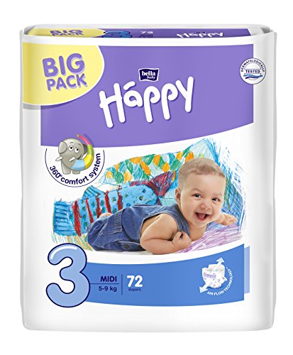 Bella Baby Happy Windeln Alle Größen (Größe 3 (5-9kg))