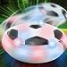 Produktbild Air Power Soccer Disk Schwebender Luftkissen Indoor Fussball Flashing mit LED Spielzeug Fußball (weiß)