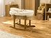 Kinder Valley Little Gem Curved Moses Basket Rocking Stand (Natural)