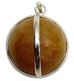 citrino propiedades esotericas  HARMONIZE Las Citrino Piedra Bola Esfera Envuelto Alambre De Equilibrio del Péndulo Reiki Curación De Cristal