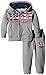 Camps Baby Boys K10 1138 Plain Hooded Long Sleeve Tracksuit, Grey (gris Chiné Medium), 18-24 months (Manufacturer size: 2)