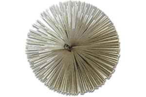 ITS A 10 Goupillon pour cheminées 'rond' en acier plat. Pour la Nettoyage de ramonage. Mâle 12 Mais.