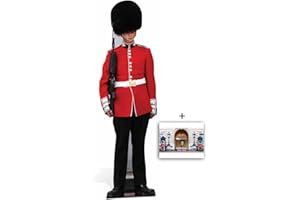 BUNDLEZ-4-FANZ FAN PACKS BY STARSTILLS Fan Paket – Wachmann der Queen aus Karton, Lebensgröße, 2D-Aufsteller inklusive 20 x 25 cm Foto