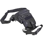 Waist And Leg Bag Tactical Black Special Compartment