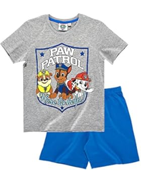 Paw Patrol Jungen Shorty-Pyjama - grau
